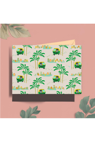 Greeting Card - Tuk Tuk Town 